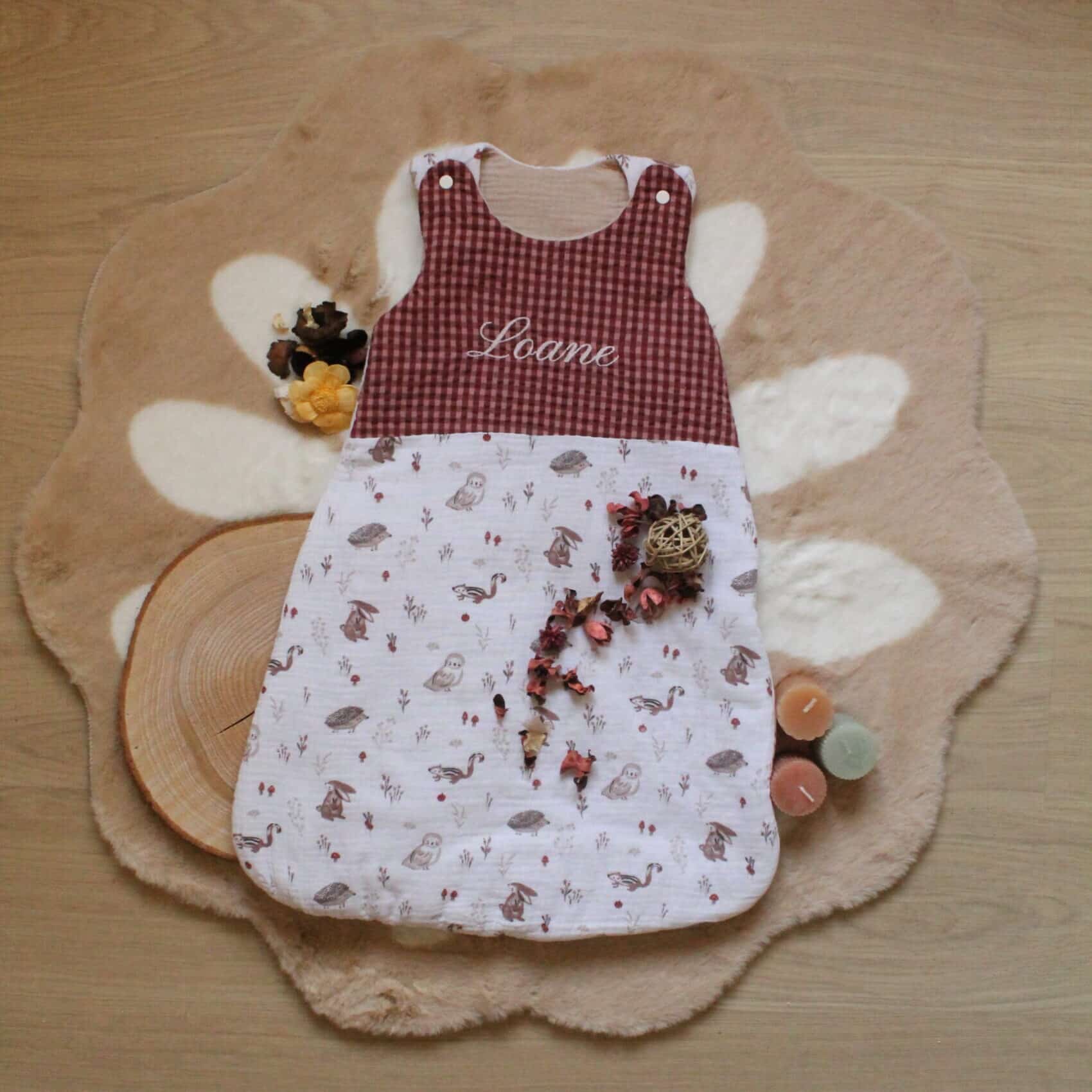 Gigoteuse personnalisée bébé CyRani Couture