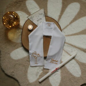 Étole de baptême personalisé CyRani Couture